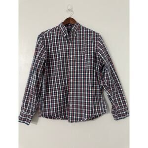J.Crew Slim Untucked Flex Plaid Long Sleeve sz Large